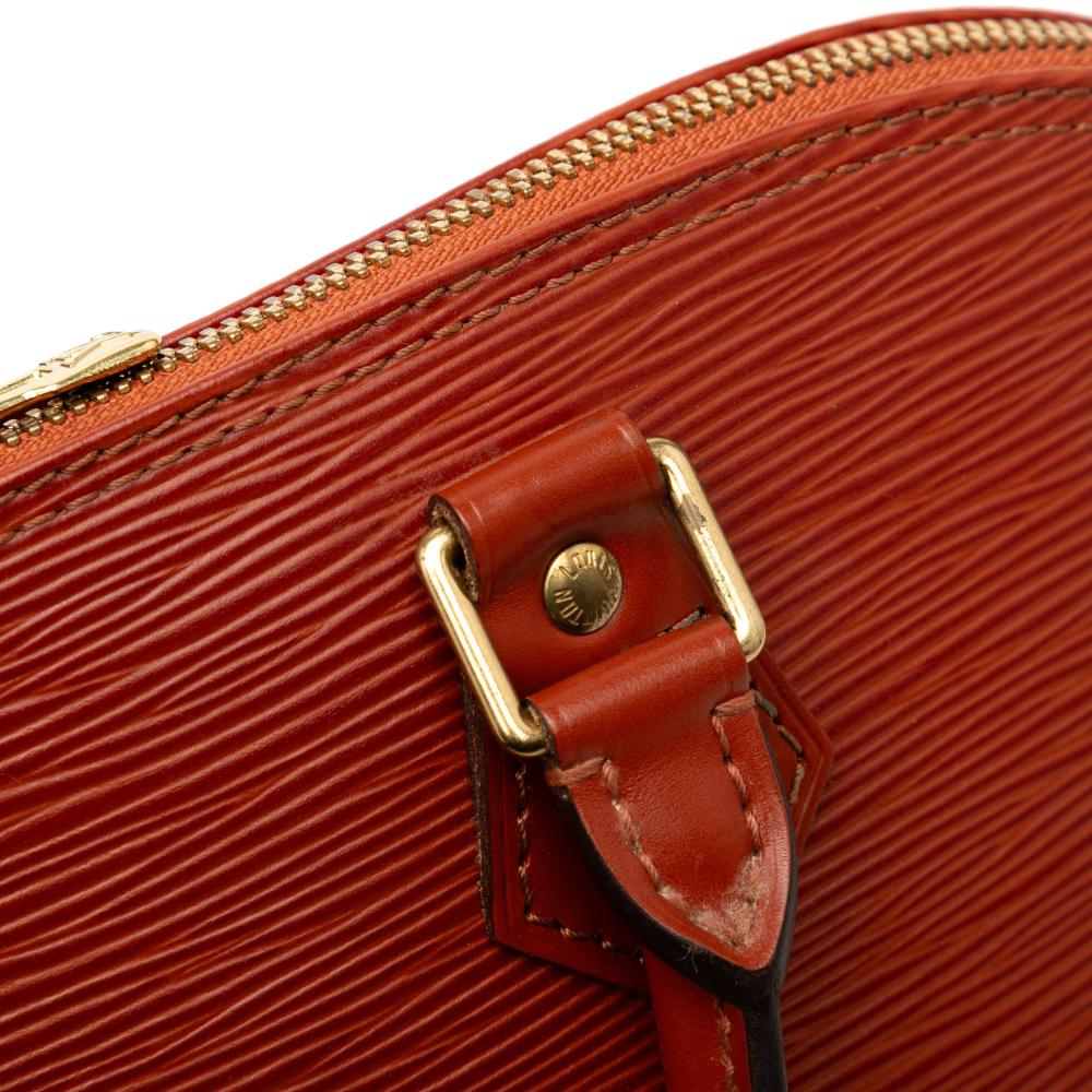 Louis Vuitton B Louis Vuitton Brown Epi Leather Leather Epi Alma PM France