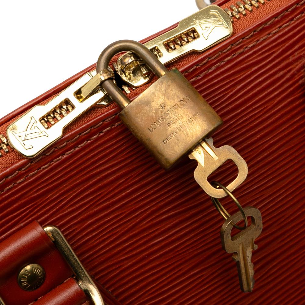 Louis Vuitton B Louis Vuitton Brown Epi Leather Leather Epi Alma PM France