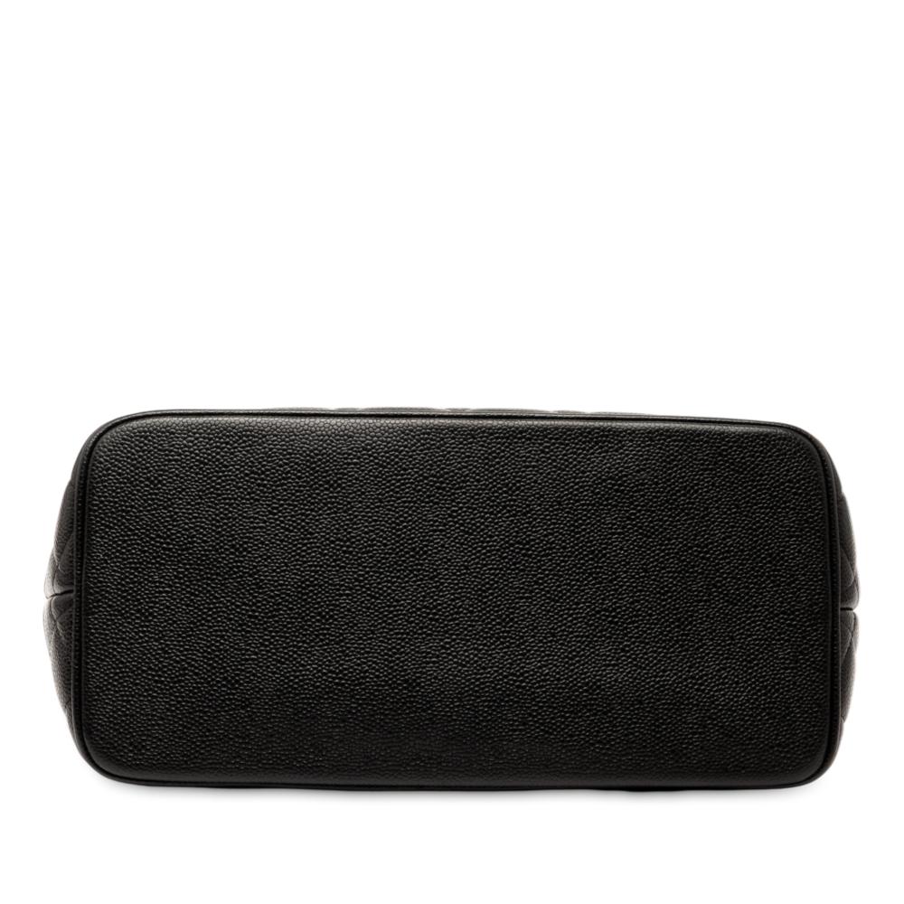 Chanel AB Chanel Black Caviar Leather Leather Caviar Medallion Tote Italy