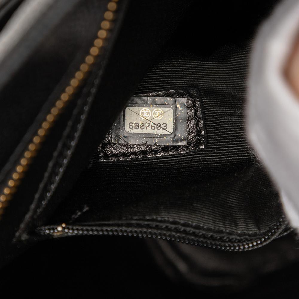 Chanel AB Chanel Black Caviar Leather Leather Caviar Medallion Tote Italy