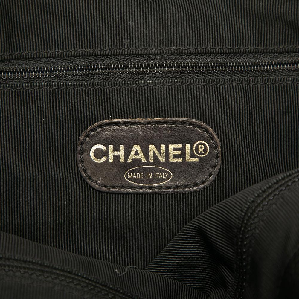 Chanel B Chanel Black Caviar Leather Leather Caviar Logo Chain Shoulder Bag Italy