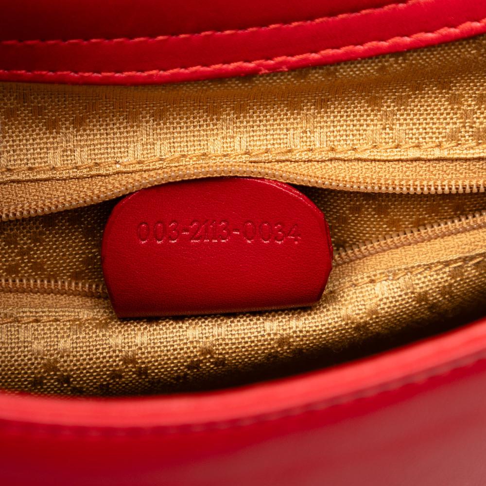 Gucci B Gucci Red Calf Leather Horsebit Backpack Italy