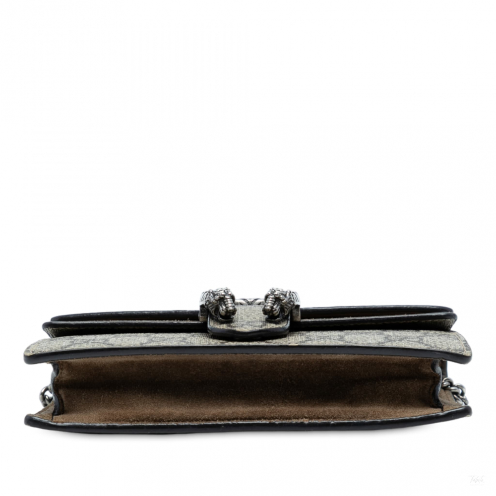 Gucci Dionysus Mini Canvas Flap Crossbody GG Supreme