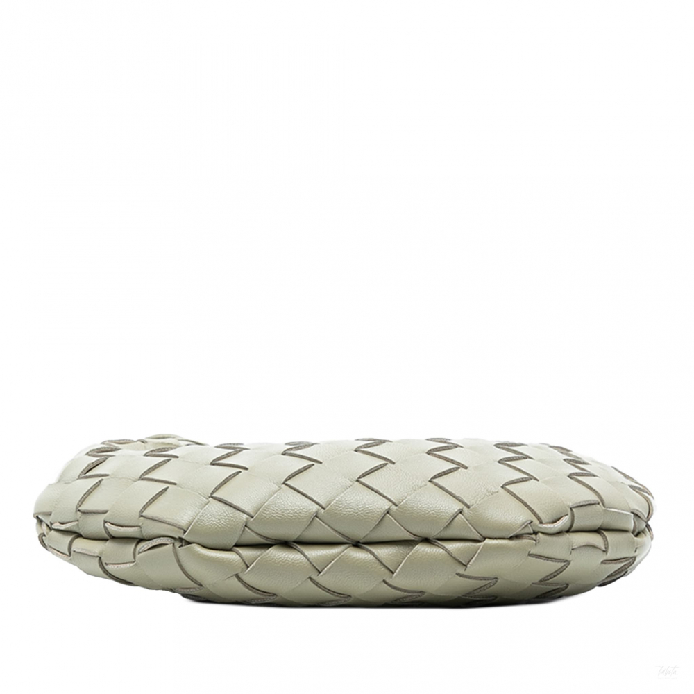 Bottega Veneta Sardine Lambskin Leather Crossbody Brown