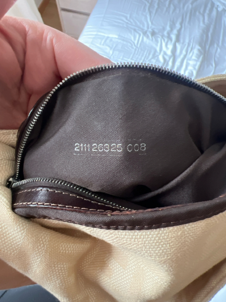 Fendi 2000-2010 Zucca Canvas Mamma Forever Schultertasche