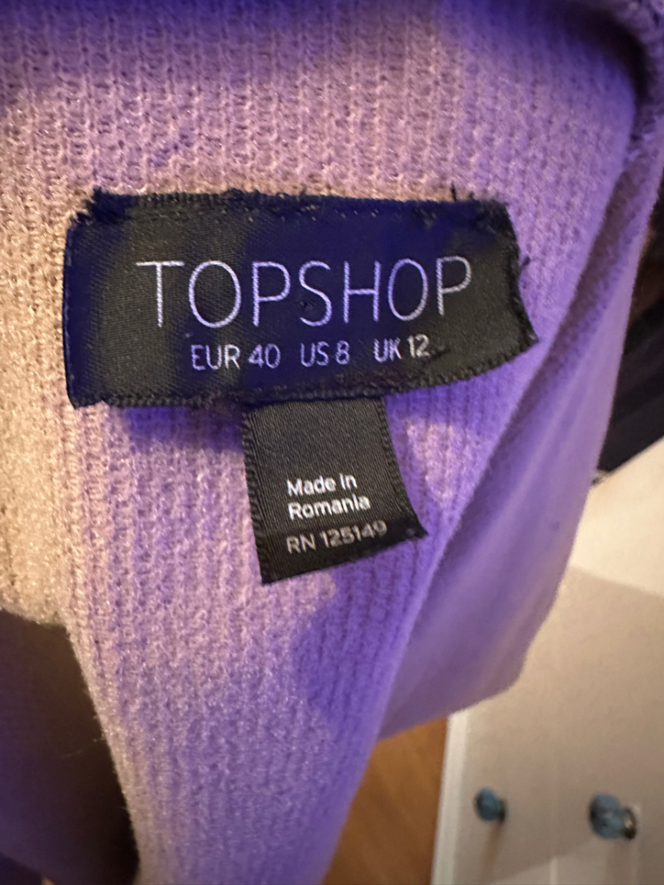 Topshop Tartan-Mantel