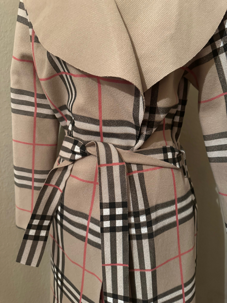 Topshop Tartan-Mantel