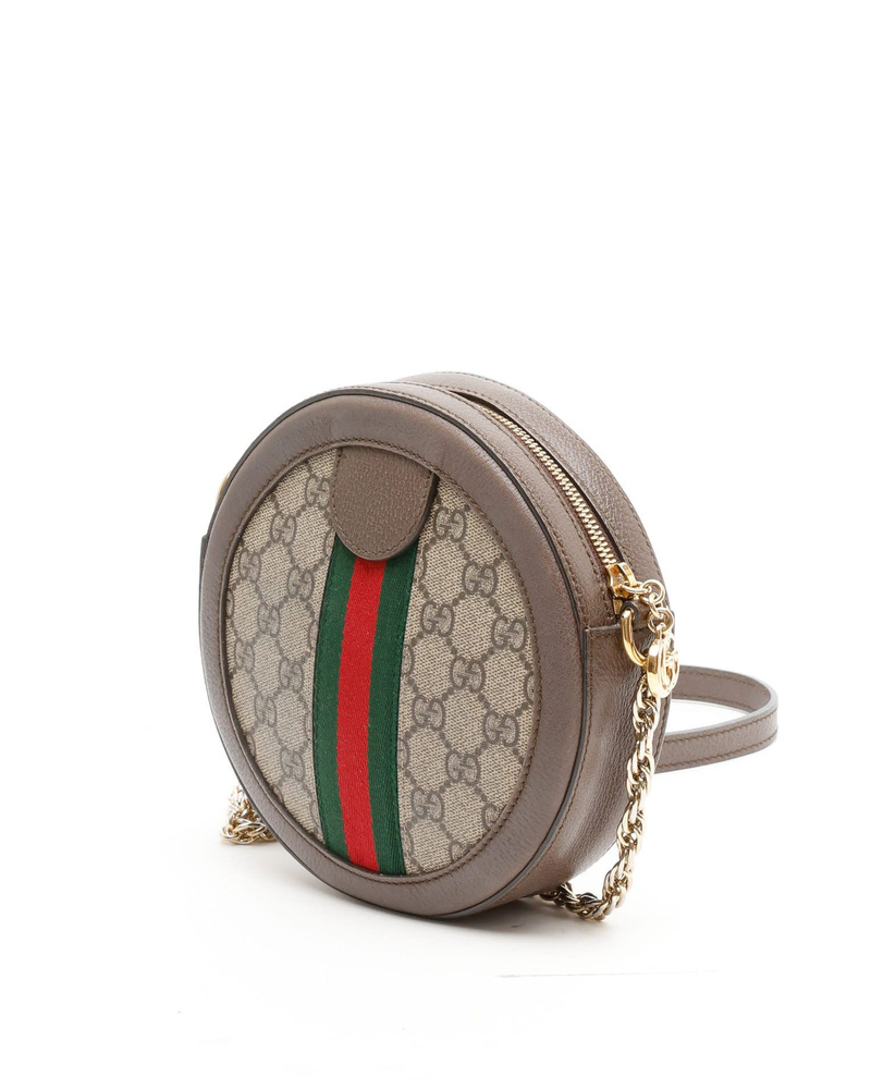 Gucci GG Supreme Ophidia Round Crossbody Bag