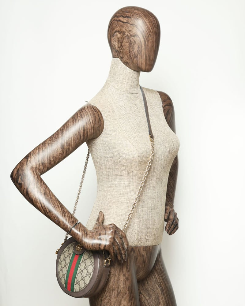 Gucci GG Supreme Ophidia Round Crossbody Bag