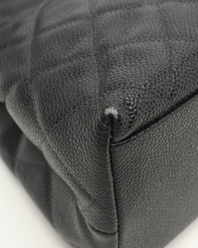 Chanel CC Caviar Quilted Hobo Bag