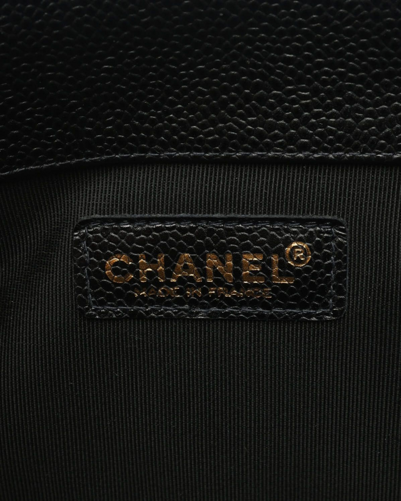 Chanel CC Caviar Quilted Hobo Bag