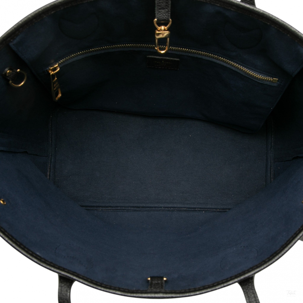 Louis Vuitton Neverfull Leather Empreinte Shopper Shoulder Bag Giant monogram