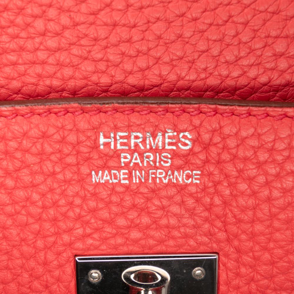 Hermès B Hermès Pink Blush Calf Leather Togo Birkin Retourne 35 France