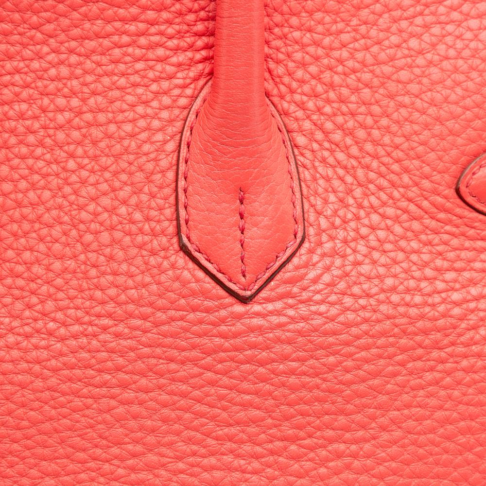 Hermès B Hermès Pink Blush Calf Leather Togo Birkin Retourne 35 France