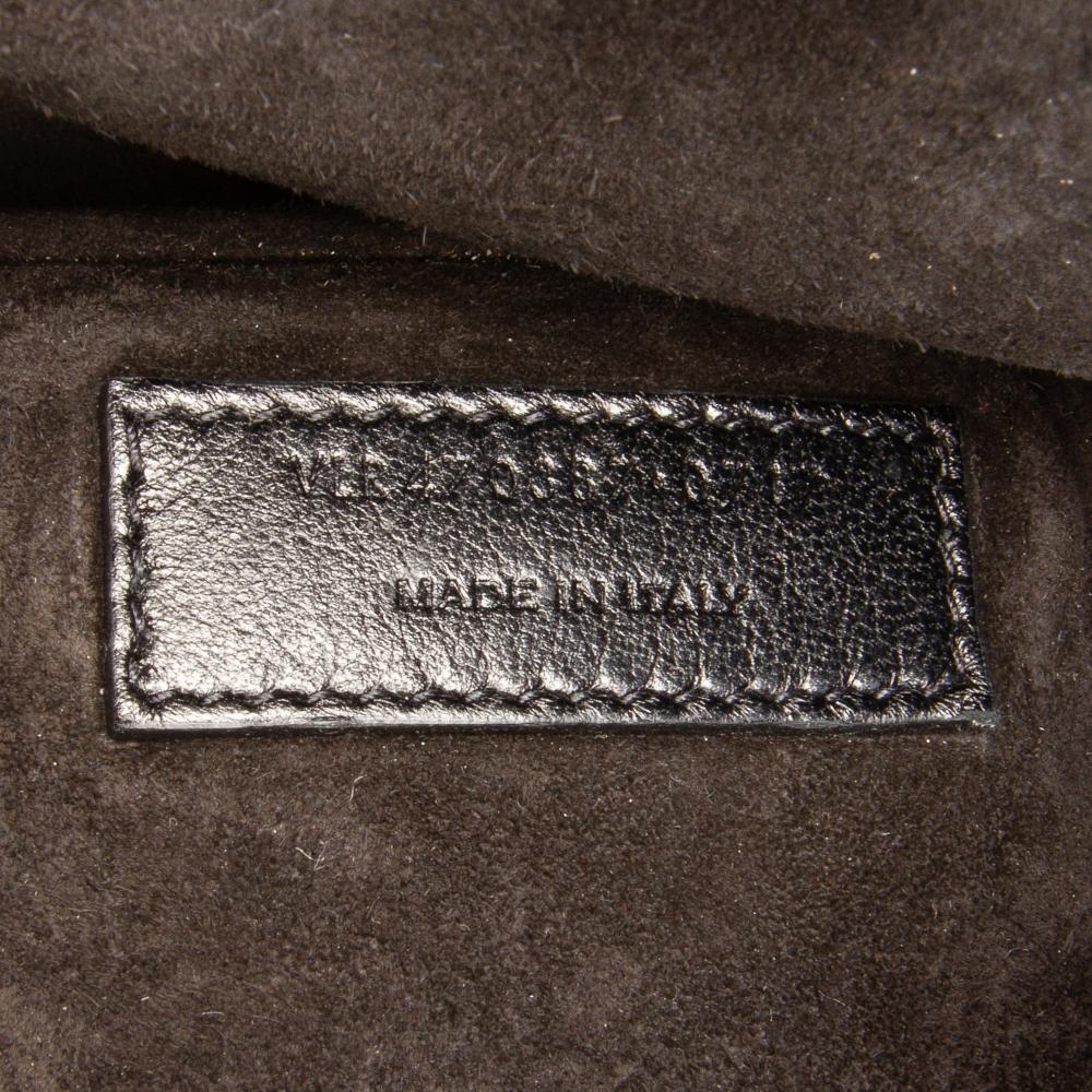 Saint Laurent B Saint Laurent Black Lambskin Leather Leather Medium Lambskin Charlotte Messenger Bag Italy