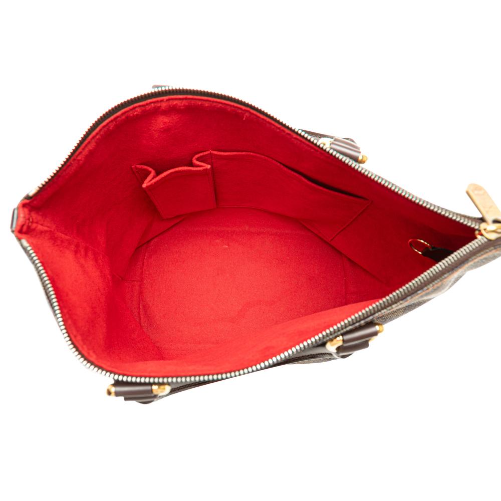 Louis Vuitton B Louis Vuitton Brown Damier Canvas Canvas Damier Ebene Saleya PM France