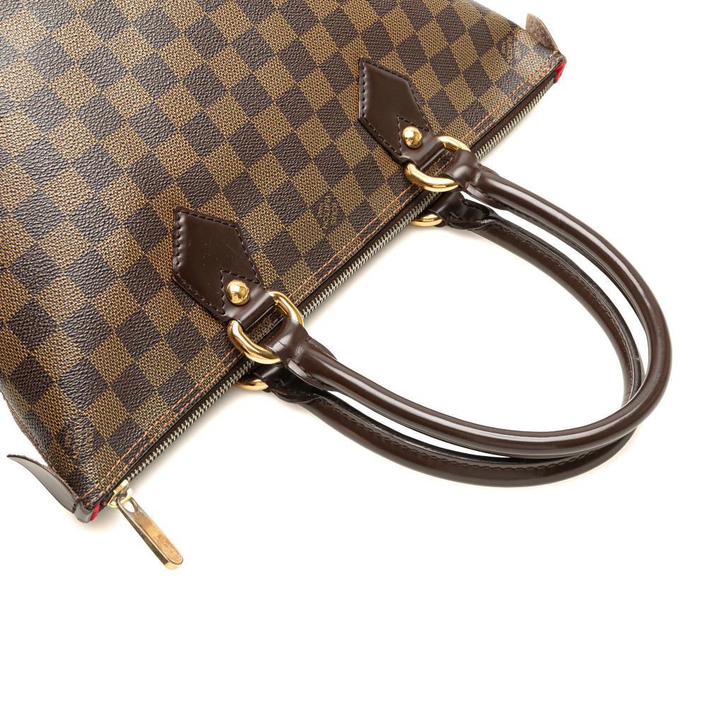 Louis Vuitton B Louis Vuitton Brown Damier Canvas Canvas Damier Ebene Saleya PM France