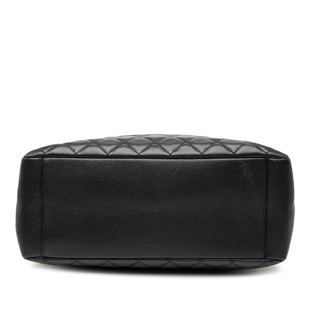 Chanel B Chanel Black Caviar Leather Leather Caviar Grand Shopping Tote Italy
