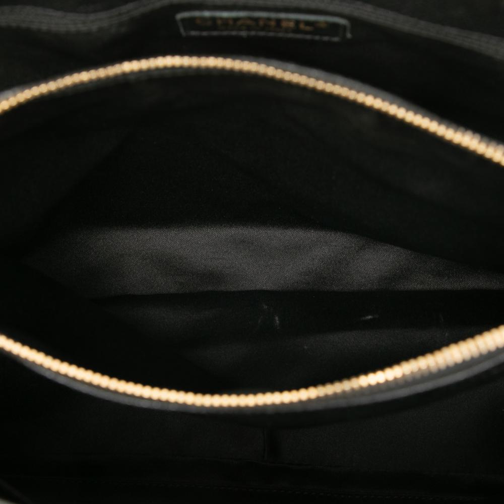 Chanel B Chanel Black Caviar Leather Leather Caviar Grand Shopping Tote Italy