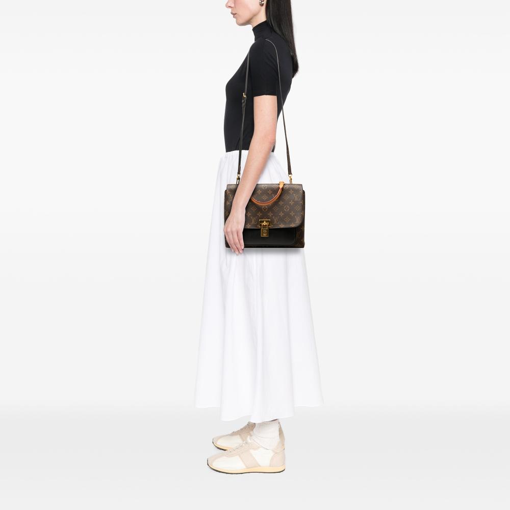 Louis Vuitton B Louis Vuitton Brown Monogram Canvas Fabric Monogram Marignan France