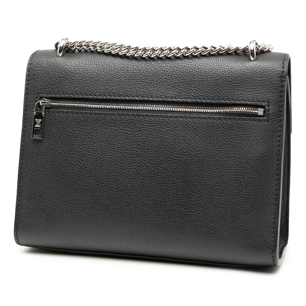 Louis Vuitton B Louis Vuitton Black Calf Leather Mylockme Chain Bag France