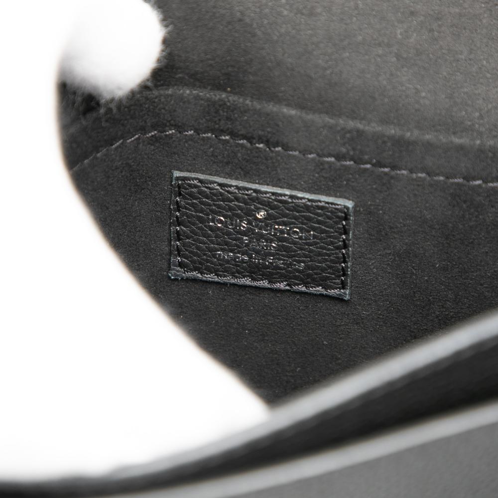 Louis Vuitton B Louis Vuitton Black Calf Leather Mylockme Chain Bag France