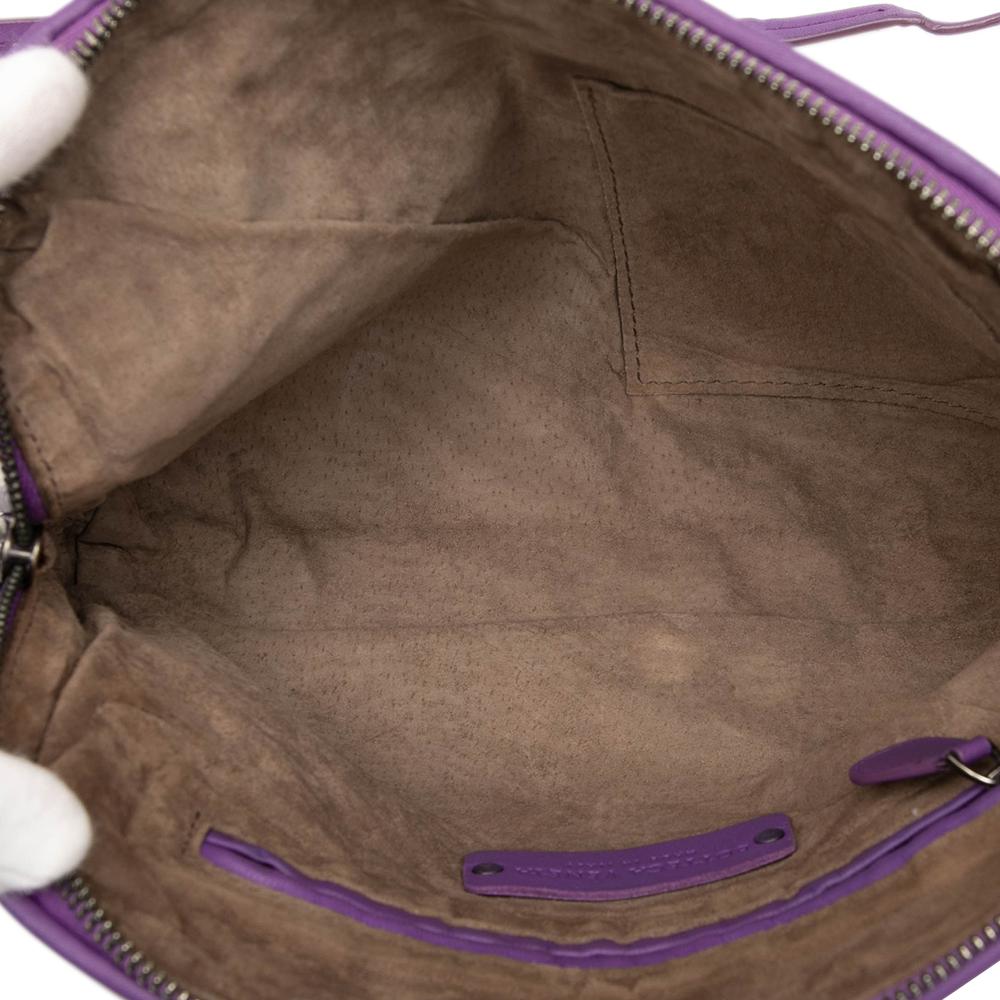 Bottega Veneta AB Bottega Veneta Purple Dark Purple Nappa Leather Leather Nappa Intrecciato Nodini Crossbody Italy
