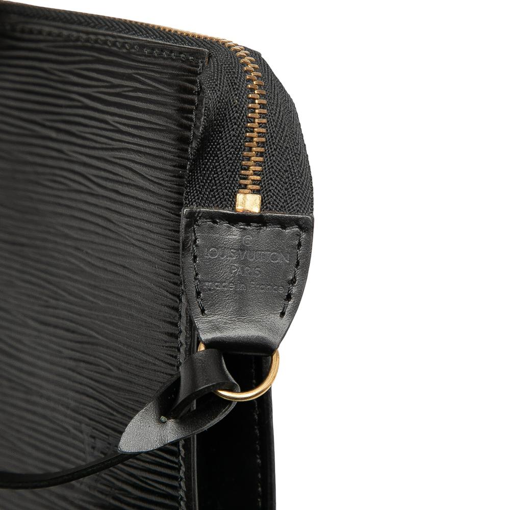 Louis Vuitton B Louis Vuitton Black Epi Leather Leather Epi Pochette Accessoires France