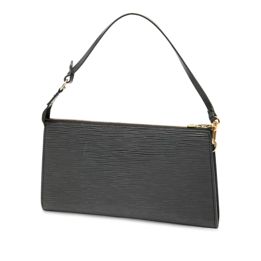 Louis Vuitton B Louis Vuitton Black Epi Leather Leather Epi Pochette Accessoires France