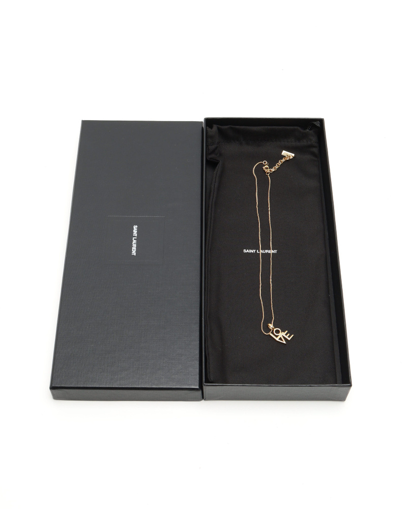 Saint Laurent LOVE Necklace