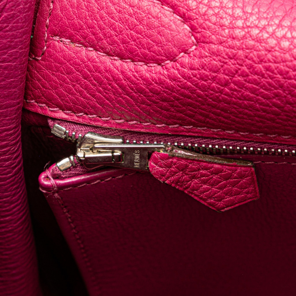 Hermès Kelly 32 Togo Leather 2-Ways Top-handle Handbag Rose Pourpre