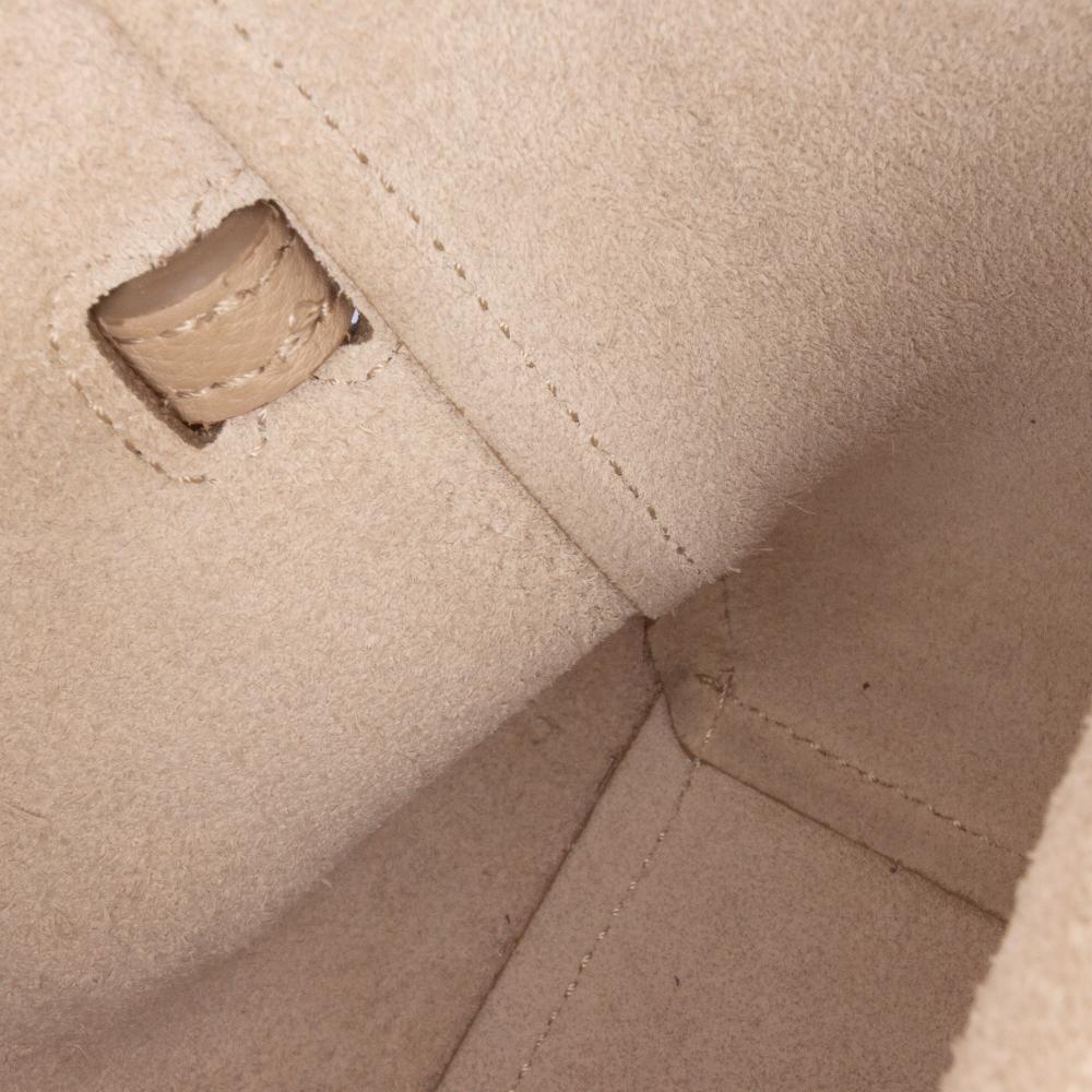 Celine B Celine Brown Nude Calf Leather Pico Grained skin Belt Bag Italy