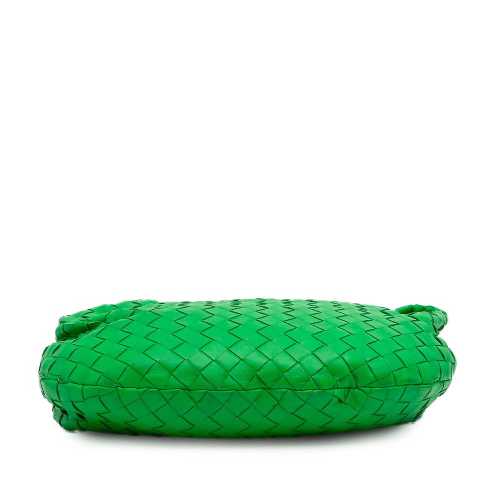 Bottega Veneta B Bottega Veneta Green Nappa Leather Leather Teen Nappa Intrecciato Jodie Italy