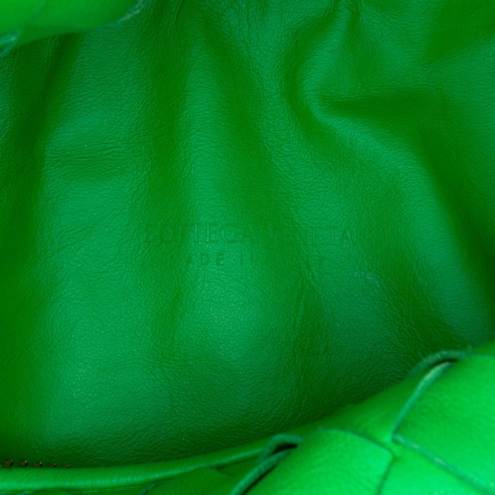 Bottega Veneta B Bottega Veneta Green Nappa Leather Leather Teen Nappa Intrecciato Jodie Italy