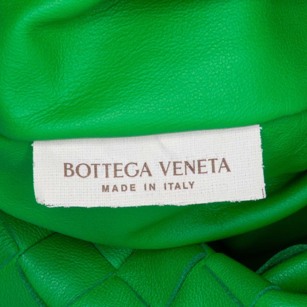 Bottega Veneta B Bottega Veneta Green Nappa Leather Leather Teen Nappa Intrecciato Jodie Italy