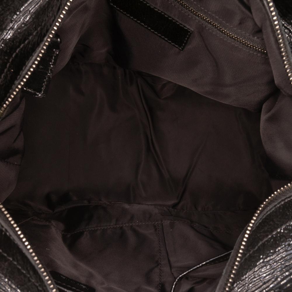 Burberry B Burberry Gray with Black Nylon Fabric Beat Check Lowry Satchel Italy