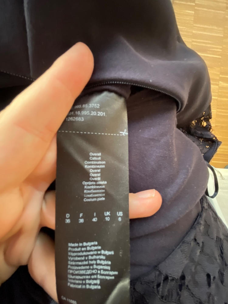 Comma Dunkelblauer Jumpsuit