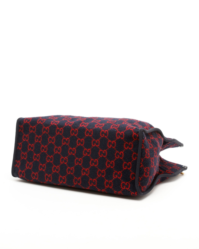 Gucci GG Wool Tote Bag