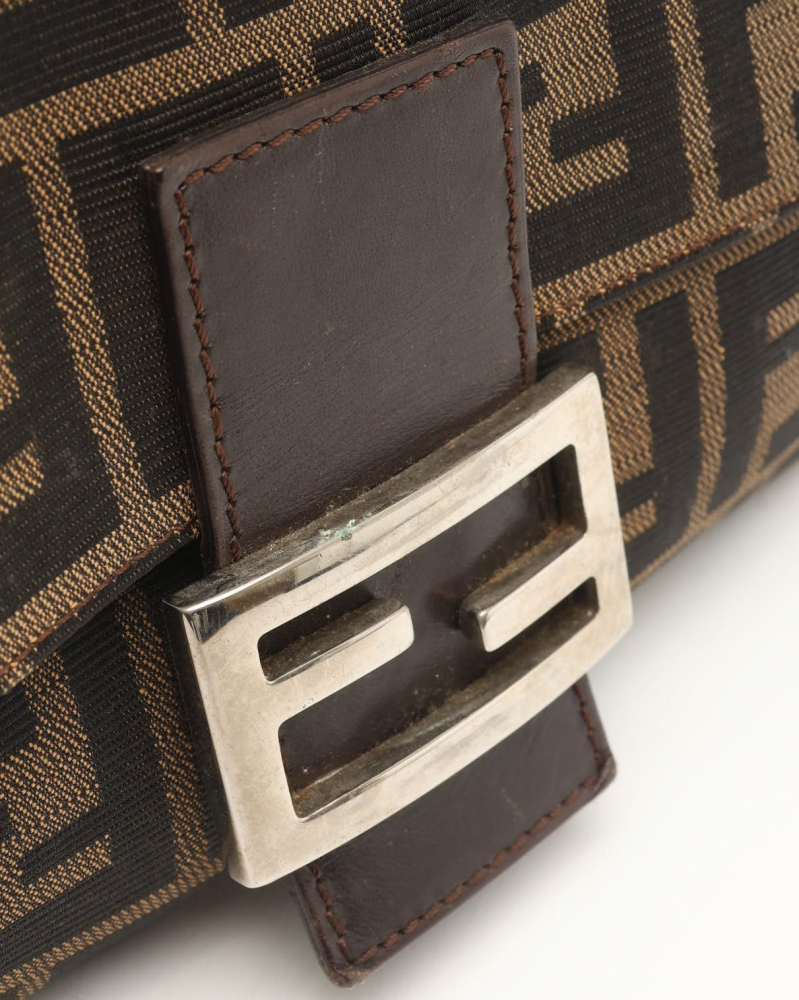 Fendi Zucca Baguette Bag