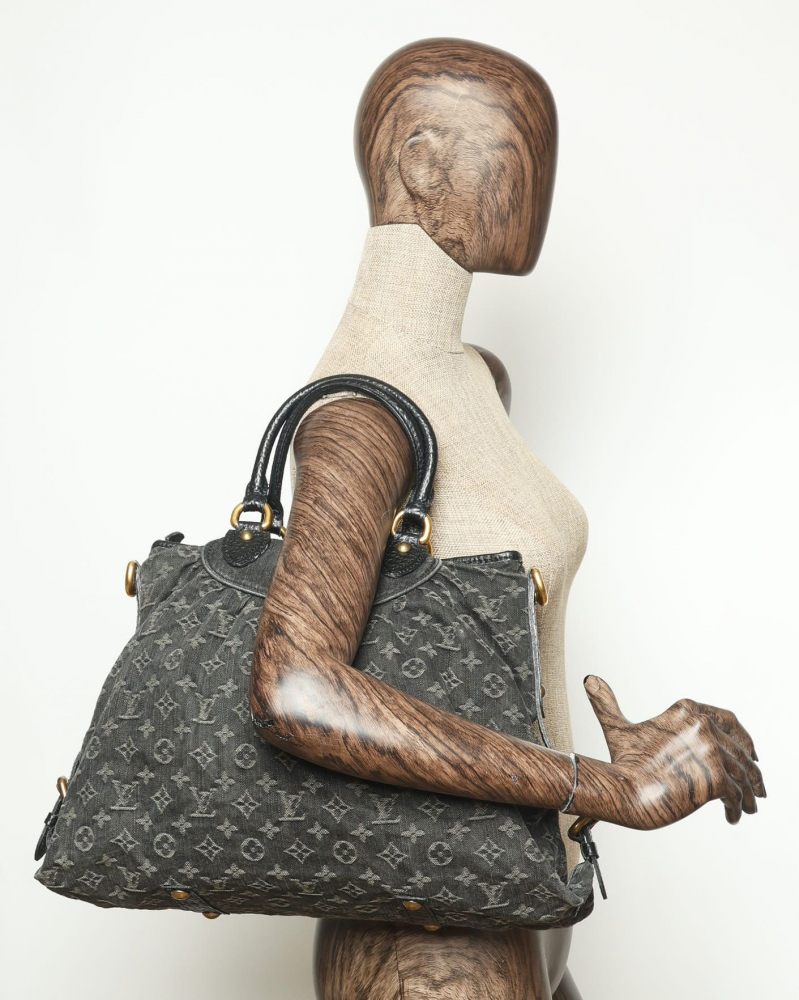 Louis Vuitton Monogram Denim Neo Cabby GM Bag