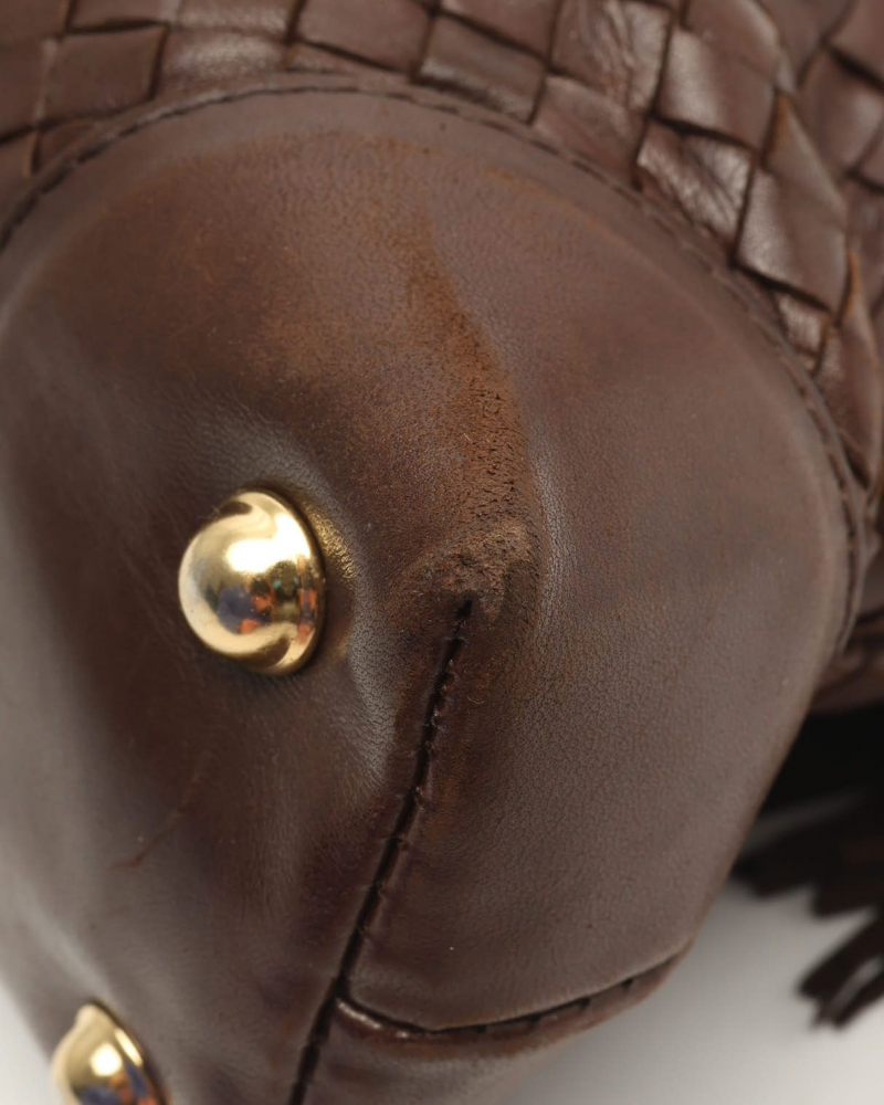 Bottega Veneta Intrecciato Small Bowling Bag