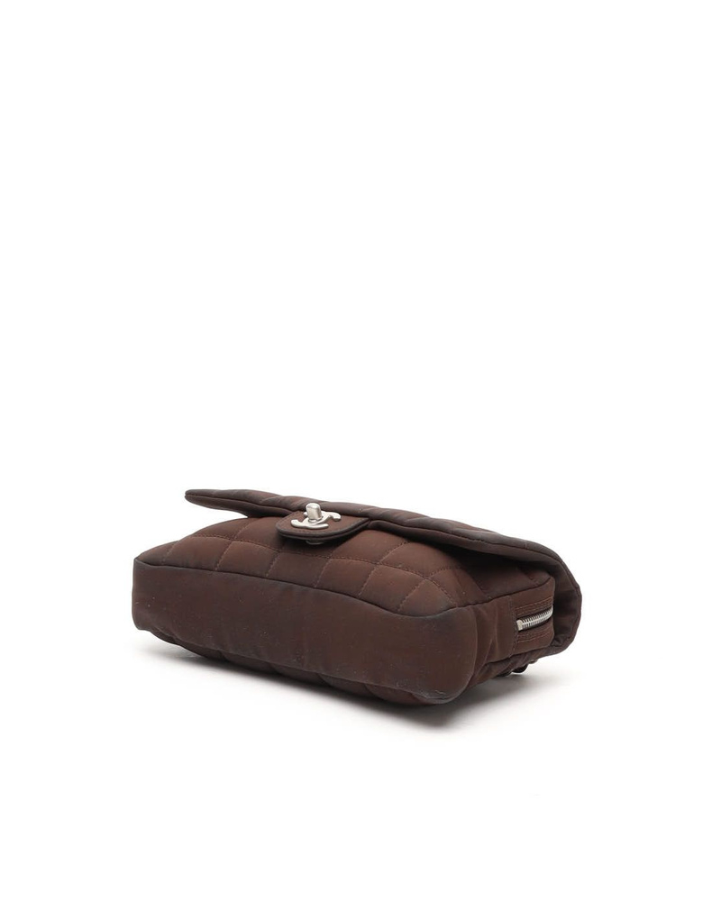 Chanel Nylon Chocolate Bar Double Flap Bag