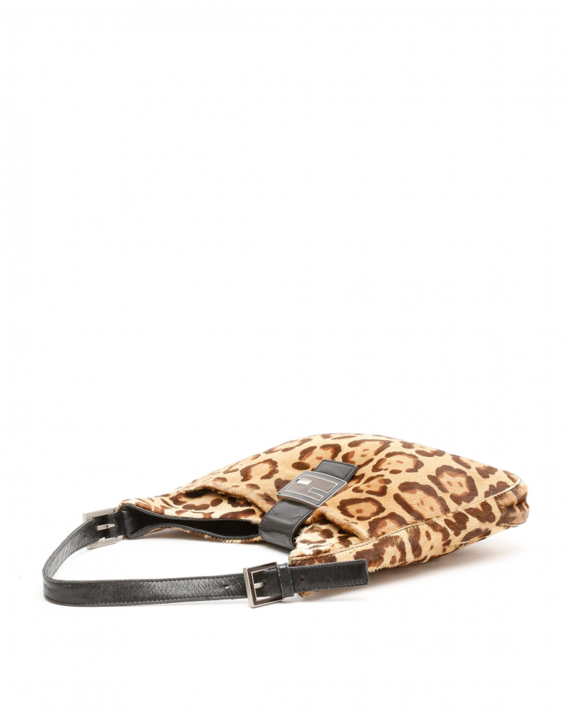 Fendi Leopard Mamma Shoulder Bag