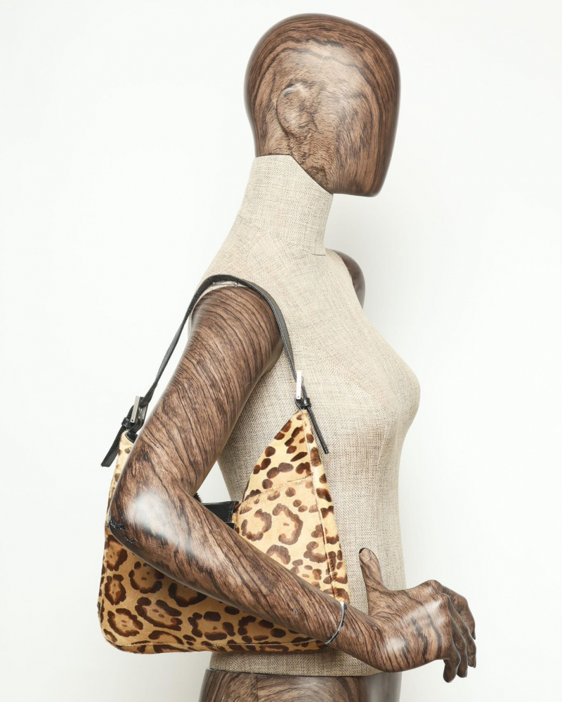 Fendi Leopard Mamma Shoulder Bag