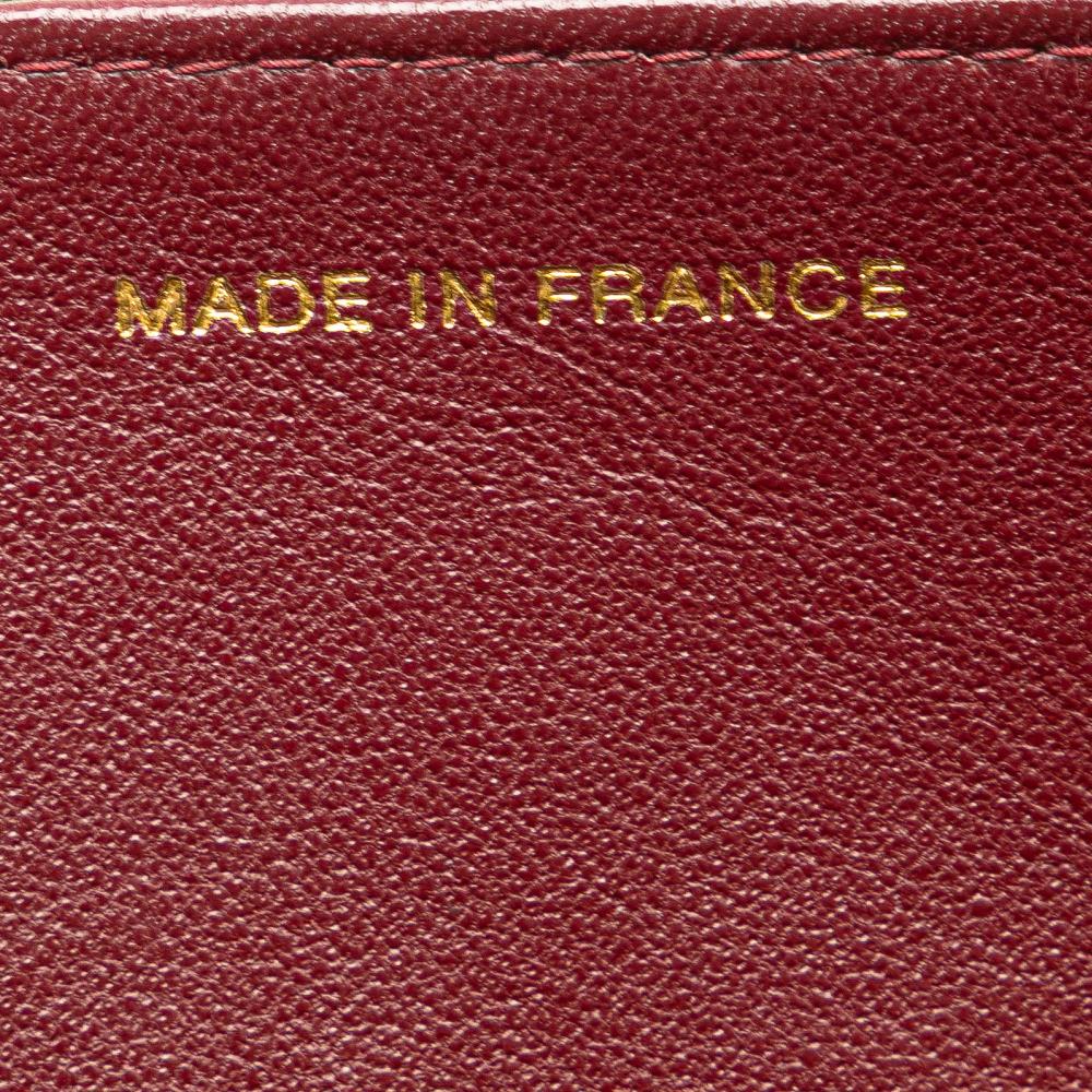 Chanel B Chanel Black Lambskin Leather Leather Medium CC Quilted Lambskin Single Flap France