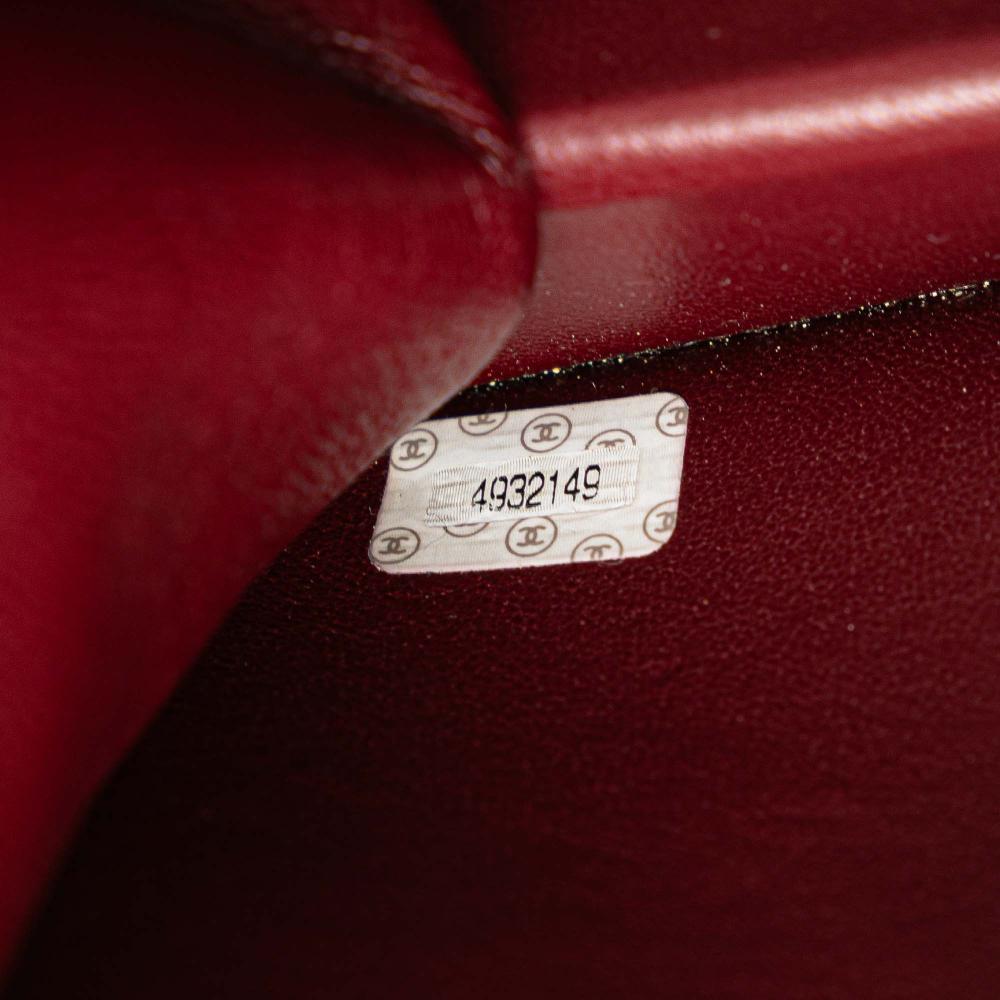 Chanel B Chanel Black Lambskin Leather Leather Medium CC Quilted Lambskin Single Flap France