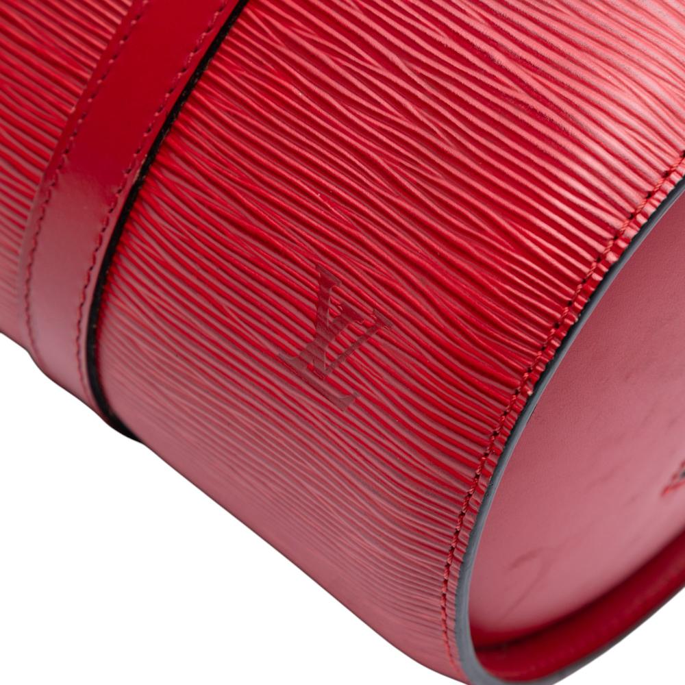 Louis Vuitton B Louis Vuitton Red Epi Leather Leather Epi Soufflot France