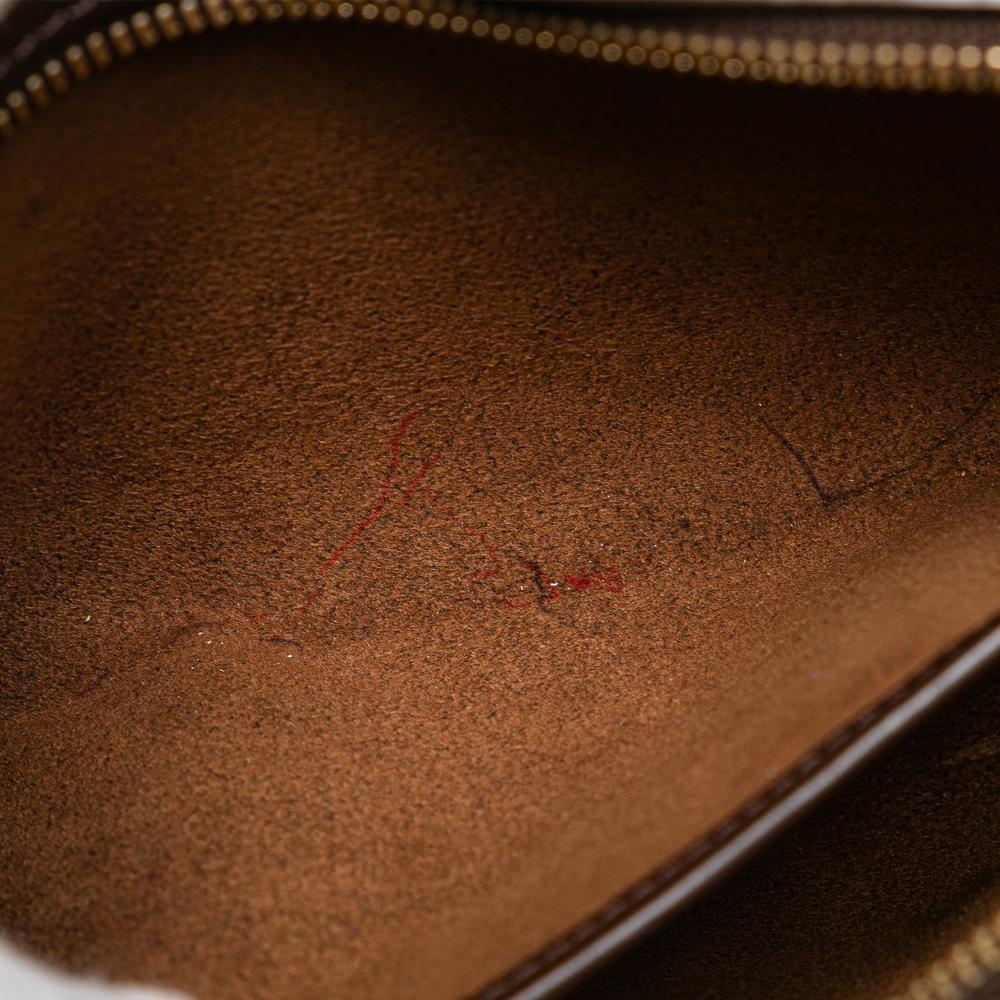 Louis Vuitton AB Louis Vuitton Brown Damier Canvas Fabric Damier Ebene Saint Louis Pochette France