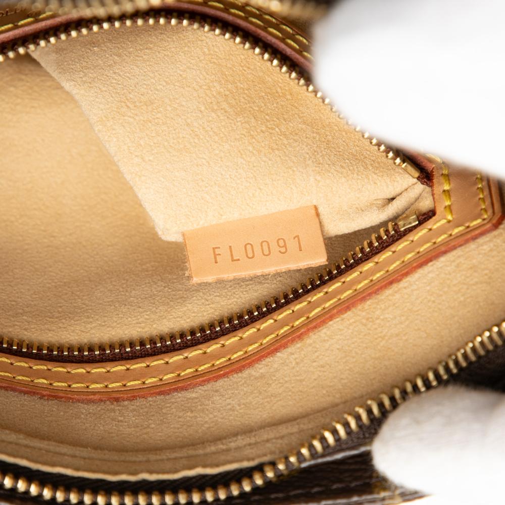 Louis Vuitton AB Louis Vuitton Brown Monogram Canvas Fabric Monogram Looping MM France