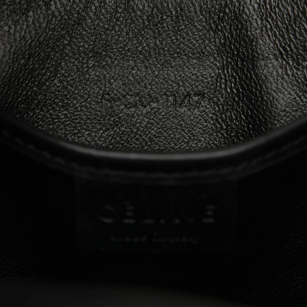 Celine B Celine Brown Taupe Calf Leather Nano Tricolor Nubuck and Drummed skin Luggage Tote Italy